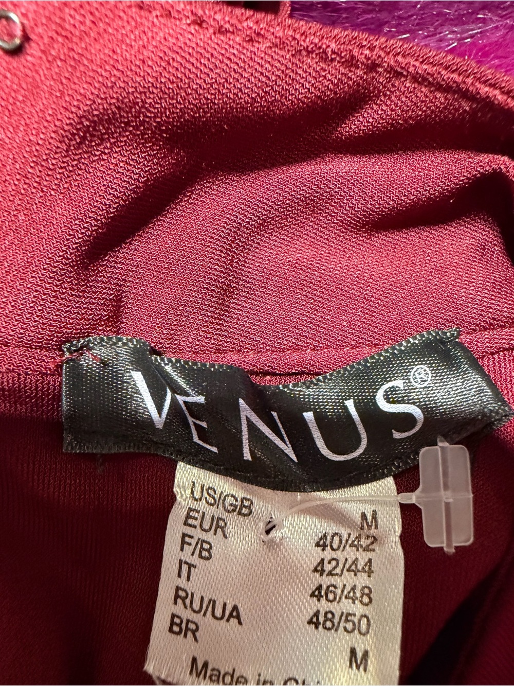 VENUS Sleeveless High-Neck Wine High-Low Maxi Dress - Picture 3 of 4